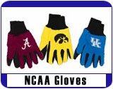 NCAA College Team Logo Gloves