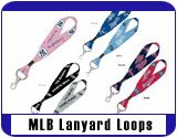 MLB Baseball Team Logo Lanyard Loop Key Chains