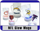 NFL Football Light Up Glow Mugs