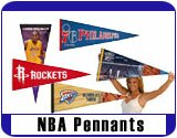 NBA Basketball Pennants