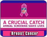 NFL Football A Crutial Catch Breast Cancer Merchandise